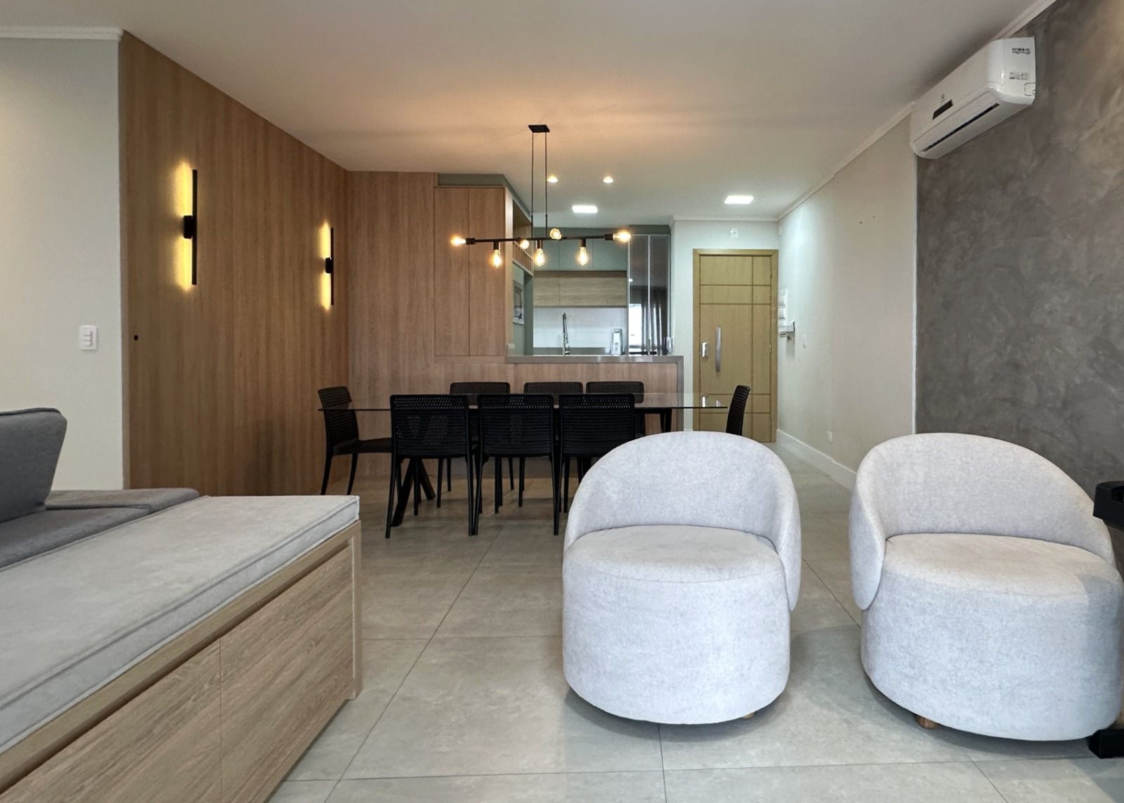 Sala de estar pronta para morar